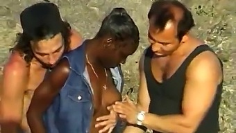 Two White Men Sexually Abuse A Black Woman On The Beach