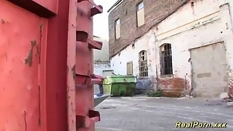 Young German Teen Gives A Deepthroat To A Big Cock