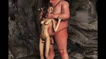 Giant Monster Ejaculates On Animated Women In Extreme Cartoon Porn