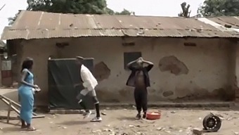 African Beauty Takes On A Massive Cock