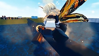 A Titanic Sexual Encounter Between Godzilla And Mothra In A Roblox Game