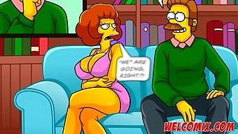 A Fair Exchange! Wife Swapping! Animated Simpsons Pornography