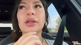 Big Ass Latina Gets Facial Cum After Draining Man'S Energy Orally