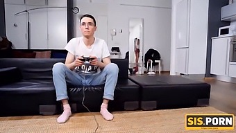 Skinny Girl Gets Punished By Stepbrother For Invading His Privacy