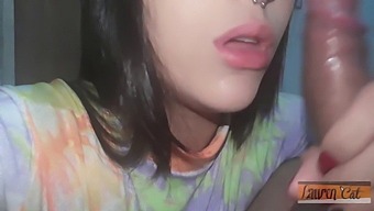 Brazilian Brunette Receives A Mouthful Of Cum