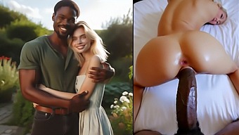 Beautiful Blonde Wife Gets Ravished By Ebony Lover In 3d Creampie Video